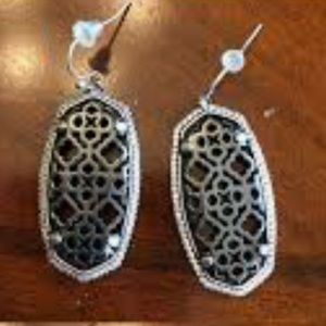 Kendra Scott Elle Gunmetal Filigree
